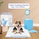 Pee pads for Dogs, Absorbent, 45x60 cm (M), Disposable pad with 5-layer thickness, Soft &amp; Comfortable, Quick dry pads for Small to medium pets, Leak-Proof and Portable, 50 Pieces of 1 pack (Blue)
