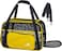 Portable pet travel bag with Top sided open, Handle, and Breathable Mesh cat carrier, Soft-sided pet carrier with Shoulder strap, comfortable mat &amp; Durable pet carrier for Travel, 40 cm (Yellow)