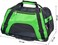 Pet carrier bag with Breathable mesh, Portable, Easy handle and Adjustable shoulder strap, Pet travel bag for cats &amp; small dogs, Comfortable mat and Storage pocket, Ideal for Outdoor, 42 cm (Green)