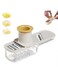 Garlic Multi-Functional Mandoline Slicer, Veggie Garlic Ginger Grinder, Vegetable Mandoline Cutter, Veggie Shredder with Container