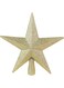 أخرى Gold Glitter Star Tree Topper Festive Christmas D&eacute;cor   Perfect Complement to Any Holiday Decoration   Unlit Shatter Resistant Sparkled Plastic   8&rdquo; Tall