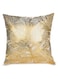 Cushion Covers 18x18 inch for Home Decor Hot Stamping Sofa Cushion Pillow Cover (Golden Blooms White Floral)