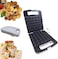 1400W Double-Sided Heating Electric Nut &amp; Walnut Cake Maker   Non-Stick Mini Biscuit &amp; Breakfast Machine   Home Kitchen Baking Tool for Snacks &amp; Desserts