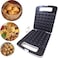1400W Double-Sided Heating Electric Nut &amp; Walnut Cake Maker   Non-Stick Mini Biscuit &amp; Breakfast Machine   Home Kitchen Baking Tool for Snacks &amp; Desserts