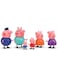 Peppa Pig Family Toy Set of 6 for Kids - Toy Set for Children Piggy Family, Daddy Pig, Mummy Pig, Grandpa &amp; Granny and Baby Piggies   Soft Rubber Cartoon Pig Playset for Kids   Pig Toys Gift for Boys &amp; Girls (3+ Years) Children Birthday Gift Set