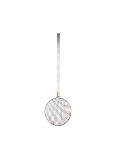 Met Lux 6 Inch Frying Skimmer, 1 Corrosion-Resistant Wire Skimmer - Mesh Scoop, Long Handle, Stainless Steel Deep Fryer Ladle, Durable, For Catching Food And Releasing Oil