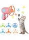 Rayyan Cat Fetch Toys with Colorful Flying Propellers Set,Cat Playing Tracking Interactive Toys,Cat Chasing Flying Propeller, Indoor Cat Toys Gifts for Interactive(Flying Disc Random Color)