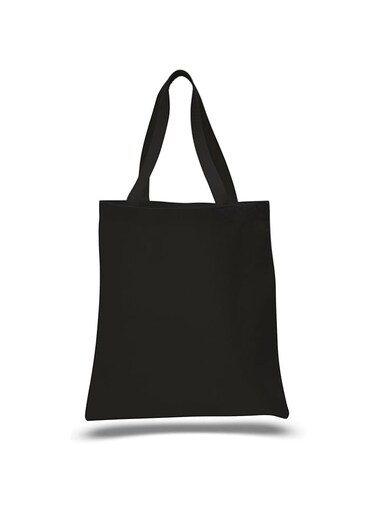 TBF Promotional Priced Heavy Cotton Canvas Shopping Blank Tote Bag Art Craft, One Size