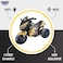 Lovely Baby LB 5188DX 12V Ride-On Bike for Kids, Leather Seat, EVA Wheels 2 Motors &ndash; Fun Ride-On for Ages 2-5 Years - Blue
