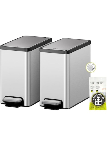 EKO EcoCasa II 6L Combo Wastebasket, Stainless