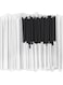 100 Pcs Biodegradable Compostable Individually Wrapped Straws - PLA Disposable Plant Based Black Straws