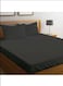 Black Striped Queen Bed Sheet Sets Cotton 3 Piece Set Deep Pocket 180x200+20cm
