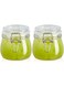 MUMOO BEAR Glass Storage Canisters with Airtight Lids, Glass Food Storage Jars Food Storage Containers Mason Jars for Storage Kitchen Canning Cereal, Pasta, Sugar, Honey, Beans, Spice (500ML*2)