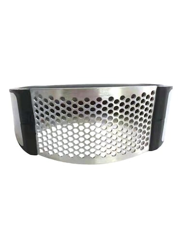 Steel Garlic Press Silver/Black