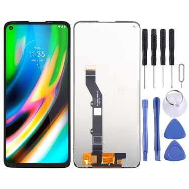 LCD Screen and Digitizer Full Assembly for Motorola Moto G9 Plus XT2087-1