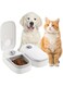 NALACAL 2Pcs Automatic Cat Feeder with Ice Pack, Smart Automatic Cat Feeder, 2-Meal Pet Feeder for Small Dogs, Portion Control Automatic Dog Feeder, Dry and Wet Food Dispenser for Cats, 48-Hours Timer