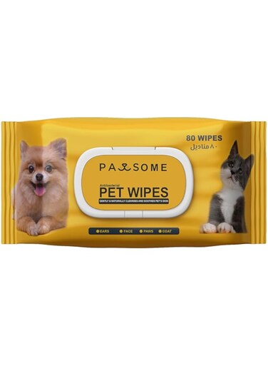 Pawsome Pet wipes&nbsp; 80 sheets with lid