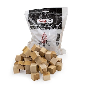 Kiln-Dried Hardwood Cubes 8KG &ndash; 100% Natural Cooking Firewood for Pizza Ovens, BBQ &amp; Grilling   Low Smoke, High Heat, Ready to Burn