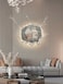 MAAC Home Crocus - Artistic Ice Mirror Wall Lamp - M Modern Decorative Stylish Elegant Wall Light Fixture Glamorous Sconce Fixture for Living Room, Bedroom, or Dining Area