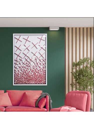 MAAC Home 3D Printed Artistic Patterned Painting Abstract Canvas Wall Art - Modern Decorative Wall D&eacute;cor for Living Room Bedroom Home Decorations