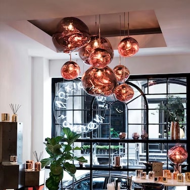 MAAC Home Gaura - مصابيح معلقة - S ديكور عصري أنيق أنيق معاصر مصباح قلادة لغرفة النوم وغرفة المعيشة والمكتب وديكور المنزل