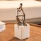 MAAC Home Whimsical Ceramic Man Decoration - Large Modern Abstract Stylish Showpiece Tabletop Sculpture for Living room, Room, Office Shelf Decor