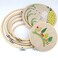 MDPQT Full Range Of Embroidery Starter Kit ,5 Pieces Bamboo Embroidery Hoops,100 Color Embroidery Threads,Cross Stitch Tool Kit