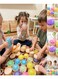Dumpling Squishies Mystery Box, Mystery Glitter Dumpling Squishies Toy Gift, Colorful Stress Balls Fidget Sensory Toy Desk Toys for Kids Adults" 3PCS Random Colors