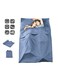 Bag Liner Envelope Travel Sheet and Sleeping Bag Liner for Camping/Backpacking/Hiking/Hotel/Portable with Compression Sack 180 * 210cm