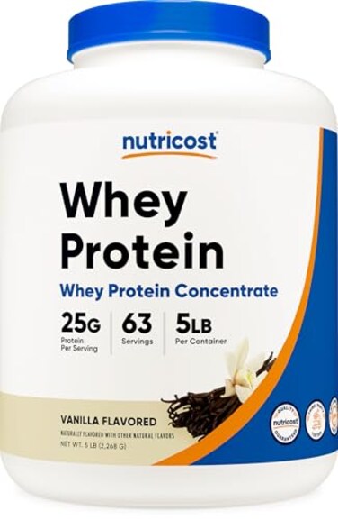 Nutricost Whey Protein Concentrate 5Lbs Vanilla