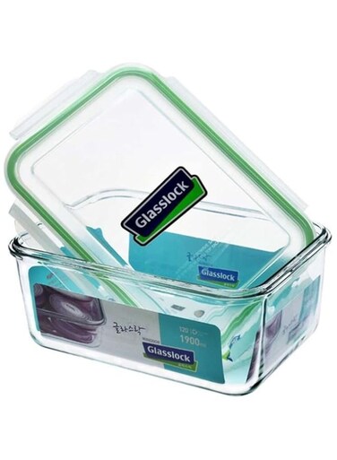 Glasslock Rectangular 1900ml (MCRB-190)
