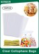 100 Pack Clear Cellophane Gift Bags with Twist Ties for Treats, Candies, Cookies, Popcorn, and Party&iuml;&frac14;&circ;15x25 cm&iuml;&frac14;&permil;