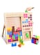 Wooden Blocks Puzzles for Kids Ages,Colorful 3D Russian Blocks and Brain Teaser Tangram Jigsaw STEM Montessori Intelligence Toys Educational Gift for Toddlers 3 4 5 6 7 Years Old Boys Girls