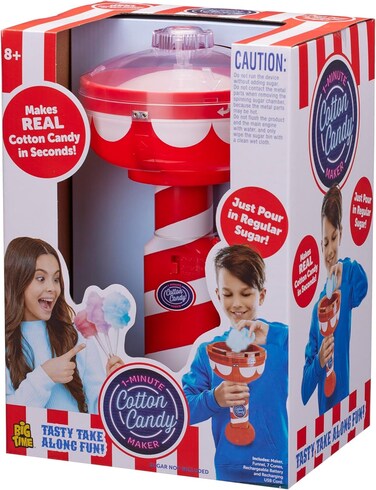 Character Options Cotton Candy Maker For Kids, Easy 60 Second Floss Machine, Safe Electric Sweet Spinner Home Parties, Birthdays, Gifts, Fun Dessert Children And Families (93171)