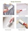 Lint Roller Clothes Brush, Pet Hair Remover, Value Pack/3 Rollers, RED,