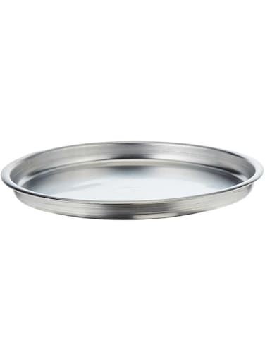 Vague Aluminum Kunafa Tray, Silver, 28 cm x 1 mm Size, AL-107