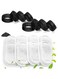 MAKINGTEC Cat Water Fountain Filters, for Stainless Steel 67oz/2L, Adjustable Water Flow Pet Fountain, 8 Pack Pet Replacement Filters with 8 Sponges