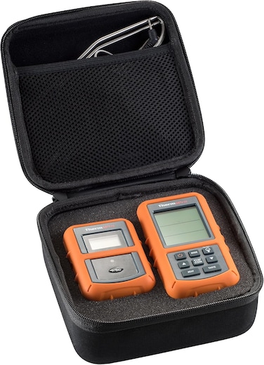 علبة صلبة من Caseling تناسب مقياس حرارة الطعام واللحوم الرقمي اللاسلكي عن بعد ThermoPro TP-07
