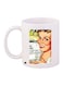 Lady Printed Coffee Mug White/Beige/Green 11ounce