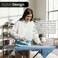 Ironing Board with Adjustable Height &ndash; Space-Saving, Foldable Design with Heat-Resistant Cover &ndash; Compatible with Steam Iron Stations &ndash; Sleek Black