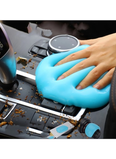 جل تنظيف السيارة – معجون تنظيف الغبار الشامل للسيارات، منظف الشقوق الداخلية لفتحات التهوية في السيارة، ولوحات المفاتيح، وأجهزة الكمبيوتر المحمولة، وأجهزة الكمبيوتر الشخصية، والكاميرات، والإلكترونيات