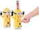 Cartoon Little Yellow Man Toothbrush Holder Set with Automatic Toothpaste Dispenser  Fun &amp; Practical Bathroom Organizer for Kids Hands-Free Toothpaste Squeezer