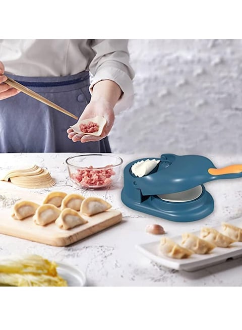 2-in-1 Press Dumpling Wrap &amp; Cleaning Tools for Home Kitchen &ndash; Multipurpose Kitchen Accessories, Easy-to-Use Dumpling Maker &amp; Efficient Cleaning Tool