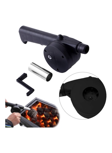 Barbecue Air Blower Fan Hand Crank   Portable BBQ Fan for Charcoal Grill, Campfire, Fireplace   Fast Fire Starter Cooking Tool for Outdoor Camping &amp; Grilling
