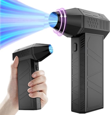 Ultimate 130,000 RPM Electric Jet Blower Fan - Portable Handheld Mini Air Duster - Cordless Rechargeable Type-C - Perfect for Car, Home, Outdoor Use, Computers, Keyboards