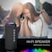 Ortizan Portable Bluetooth Speakers, IPX7 Waterproof Wireless Speaker with 24W Loud Stereo Sound, Outdoor Speaker with Bluetooth 5.3, Deep Bass, RGB Lights, Dual Pairing, 30H Playtime for Home, Party