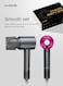 Supersonic Hair Dryer with Diffuser Negative Ion Blow Dryer 110, 000 RPM Brushless Motor 3 Heat Settings, High-Speed Fast Drying Professional Hair Dryer with 5 Attachments Multicolour