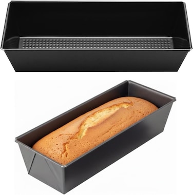 Non-Stick Loaf Cake Pan 36cm   Heavy-Duty Carbon Steel Bread Baking Tin   Rectangular Loaf Mold for Bread, Cake &amp; Pound Cake   Oven Safe &amp; Easy Release