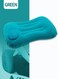 Inflatable Head and Lumbar Pillow, Soft Folding Pillow, Inflatable Travel Pillow with Built-in Pump, Head Support Pillow for Sleeping and Resting on Planes, Trains, Offices, Camping, Traveling