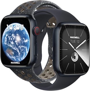Maxwell Series 9 smart watch with dual strap
